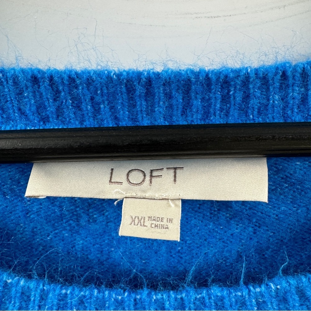 LOFT Cobalt Blue Sweater – Women’s XXL - Picture 5 of 7